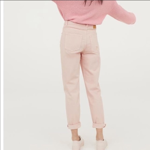 h&m pink jeans